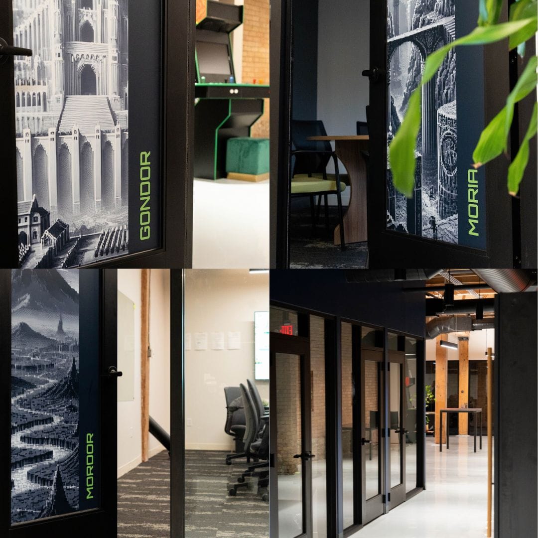 Digital Mass office doors
